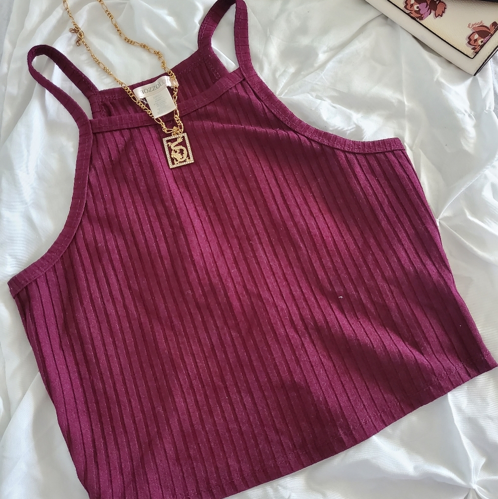 RED Crop top